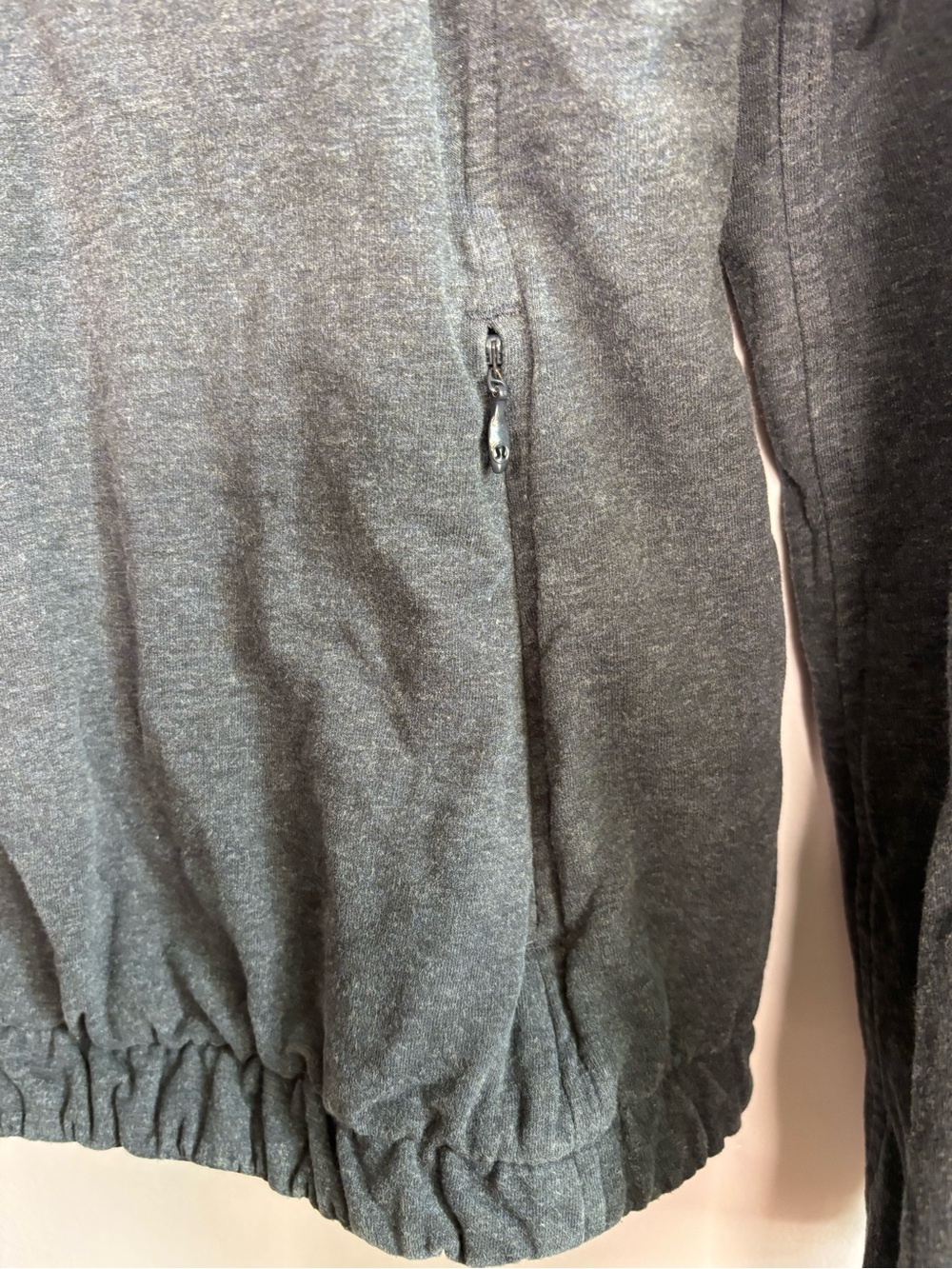 lululemon athletica After All Pullover Charcoal Cozy Funnel Neck Size 6 - Picture 2 of 7